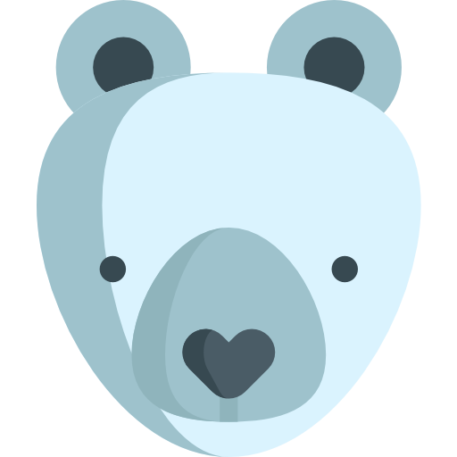 oso polar icono gratis