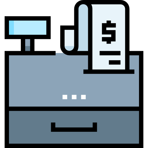 출납원 무료 아이콘