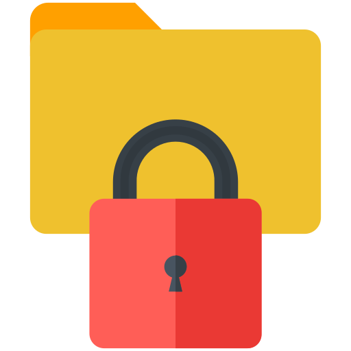 protección de datos visuales icono gratis