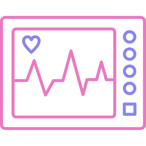 máquina de ecg icono gratis