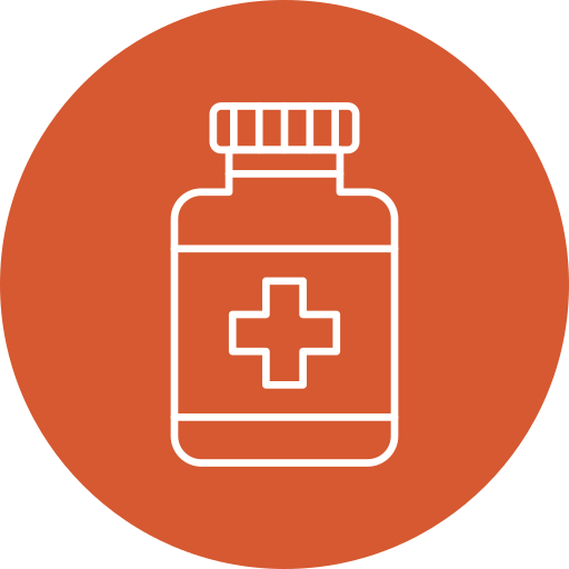 frasco de medicina icono gratis