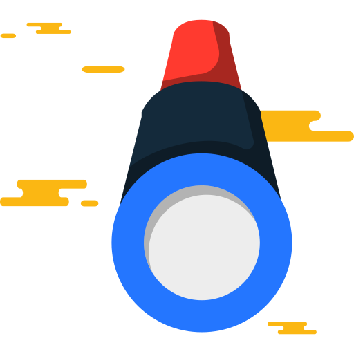 telescopio icono gratis