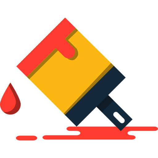 cepillo de pintura icono gratis