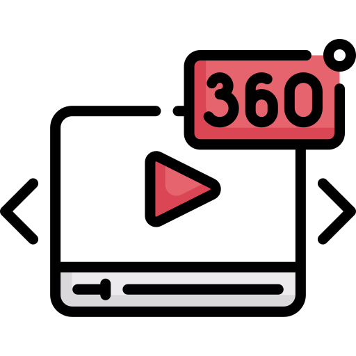 360 video - free icon