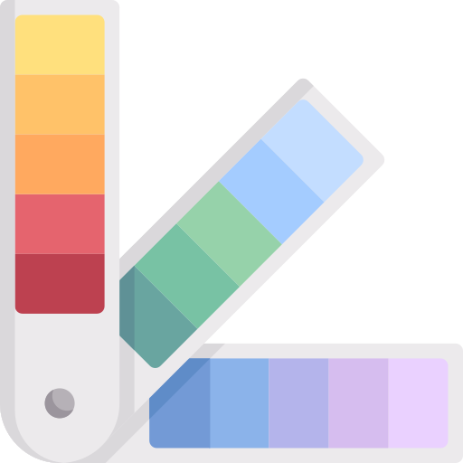 paleta de color icono gratis