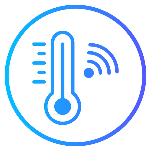 control de temperatura icono gratis