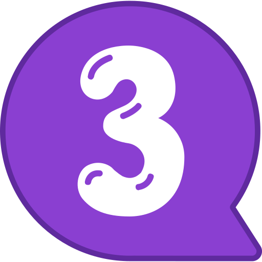 drei kostenlos Icon drei kostenlos Icon