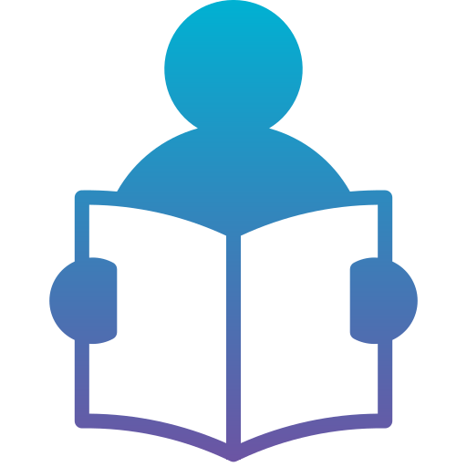 Reading book free icon