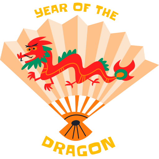 año del dragón gratis sticker