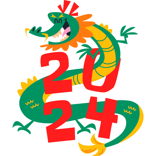 año del dragón gratis sticker