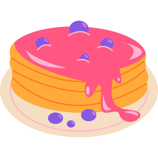 Pancake free sticker