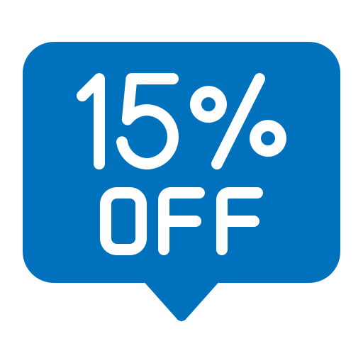 15 percent free icon