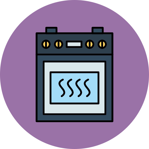 Кухонная плита бесплатно иконка