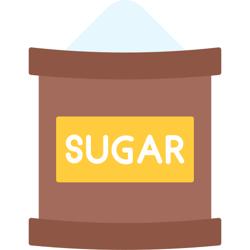 azúcar icono gratis