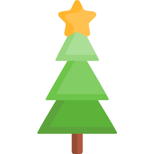 árbol de navidad icono gratis