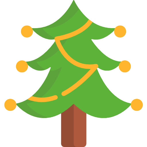 árbol de navidad icono gratis