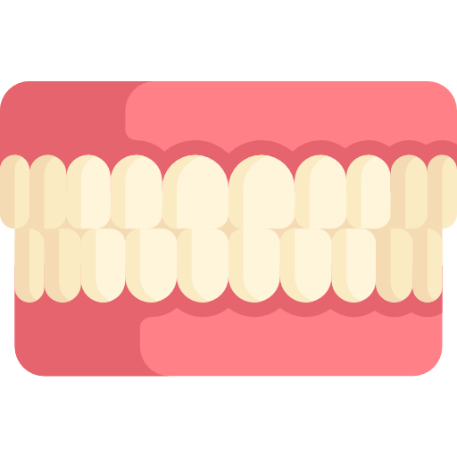 dentadura postiza icono gratis