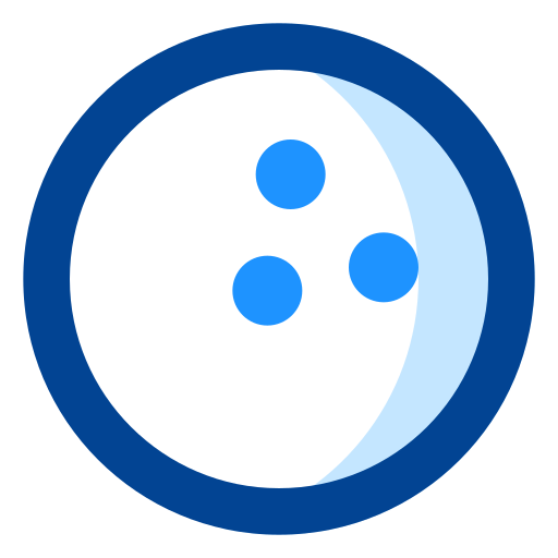 Шар для боулинга бесплатно иконка