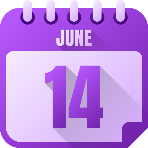 14 de junio icono gratis