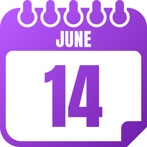 14 de junio icono gratis