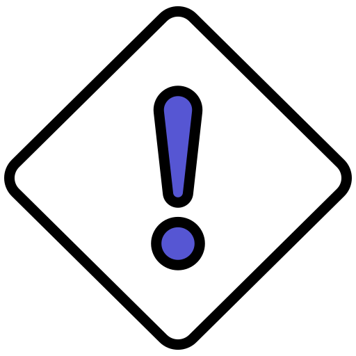Warning free icon Warning free icon