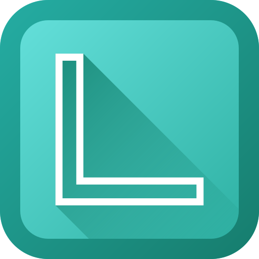 Right angle free icon