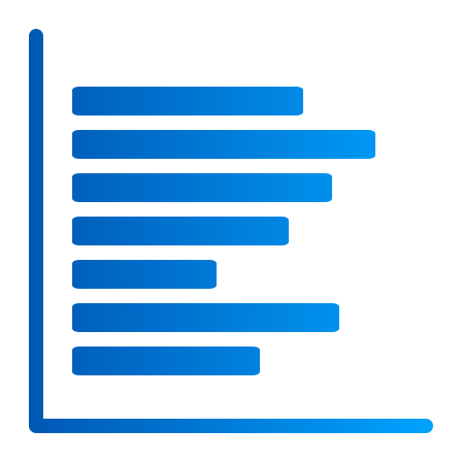 Chart bars free icon