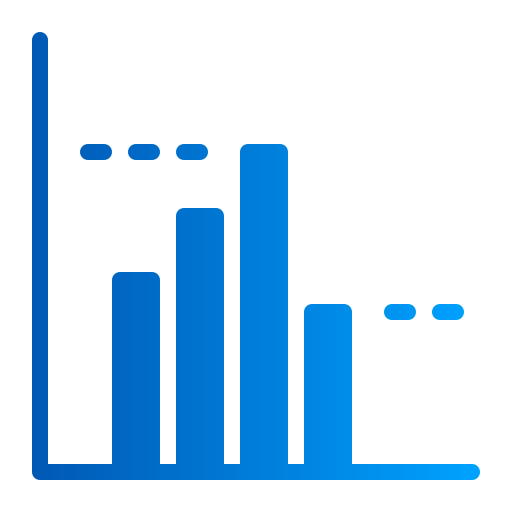 Chart bars free icon Chart bars free icon