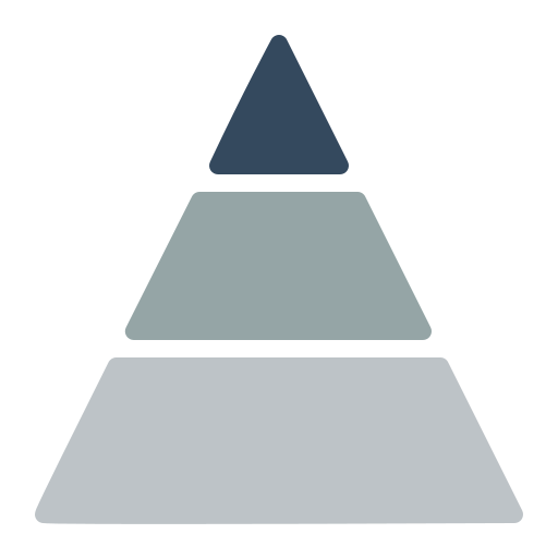 diagramme pyramidal Icône gratuit diagramme pyramidal Icône gratuit