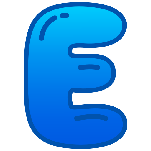 Letter e - Free education icons