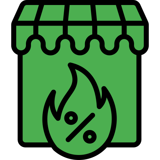 Горячая распродажа бесплатно иконка