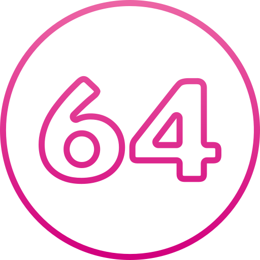 64 icono gratis