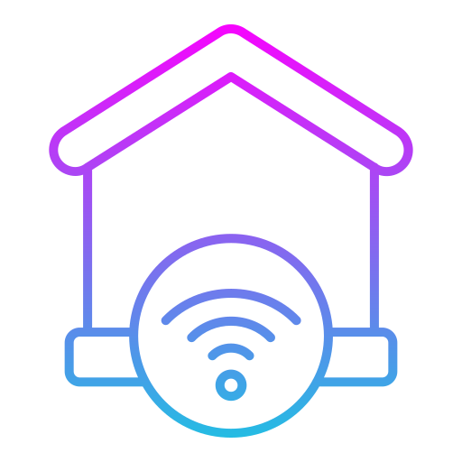 wifi en casa icono gratis