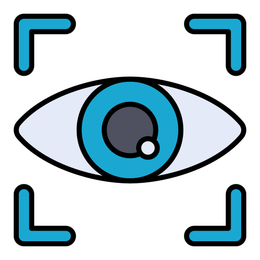 escáner ocular icono gratis