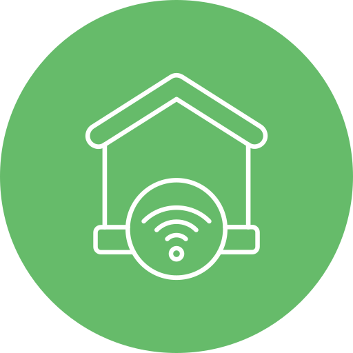 wifi en casa icono gratis