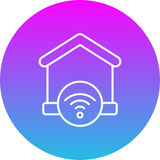 wifi en casa icono gratis