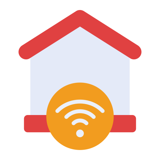 wifi en casa icono gratis