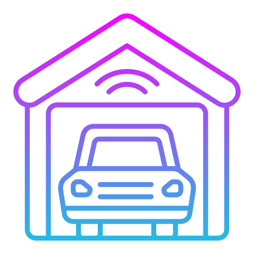 garaje inteligente icono gratis