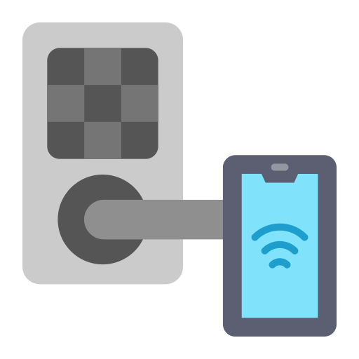 cerradura inteligente icono gratis