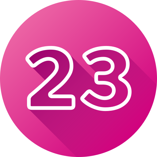 Номер 23 бесплатно иконка