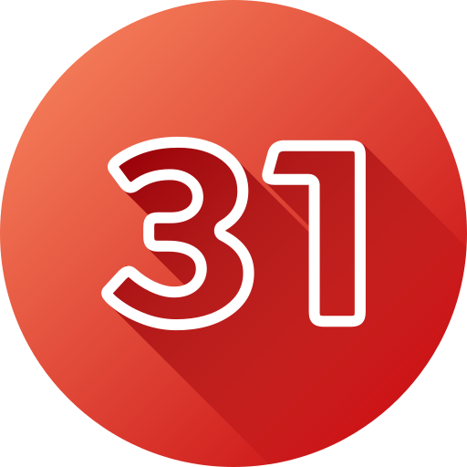 Тридцать один бесплатно иконка