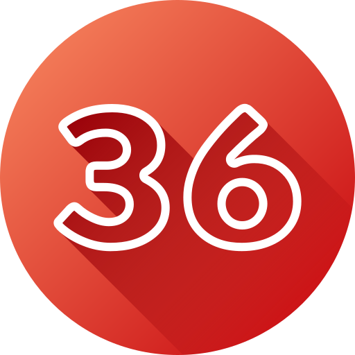 trente-six Icône gratuit