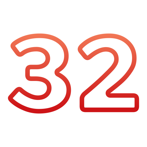 Thirty two free icon Thirty two free icon
