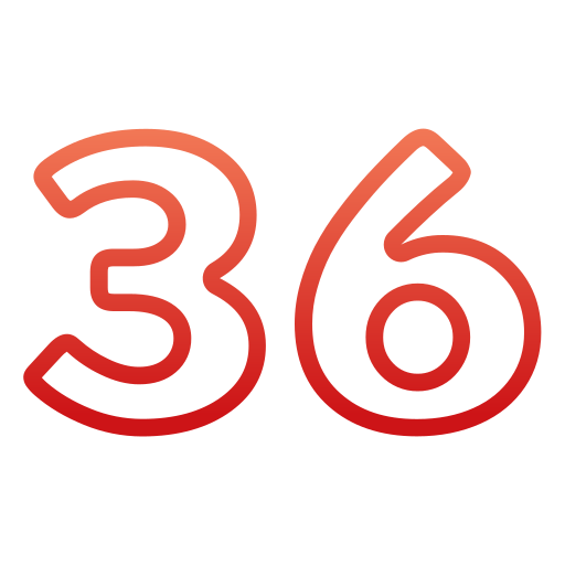 trente-six Icône gratuit