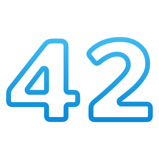 Forty two free icon Forty two free icon