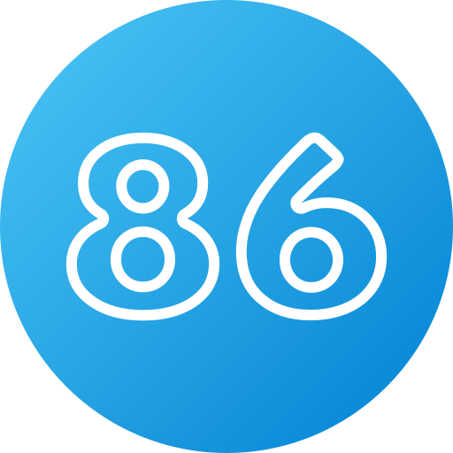 86 icono gratis