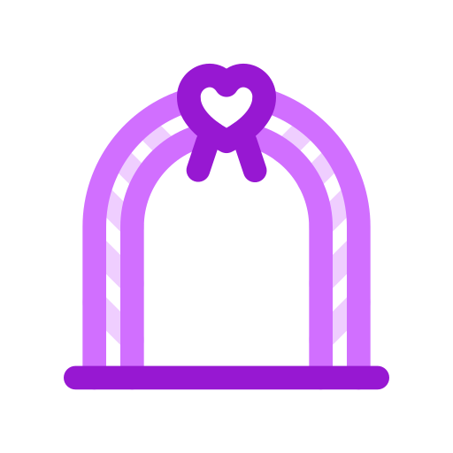 arco de boda icono gratis