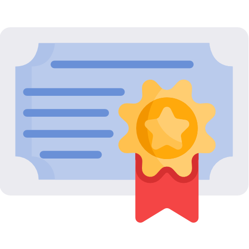 Certificate Special Flat icon