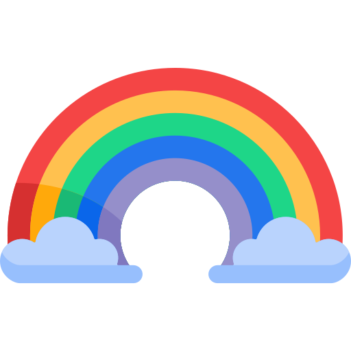 arco iris icono gratis