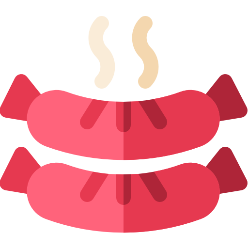 saucisses Icône gratuit saucisses Icône gratuit